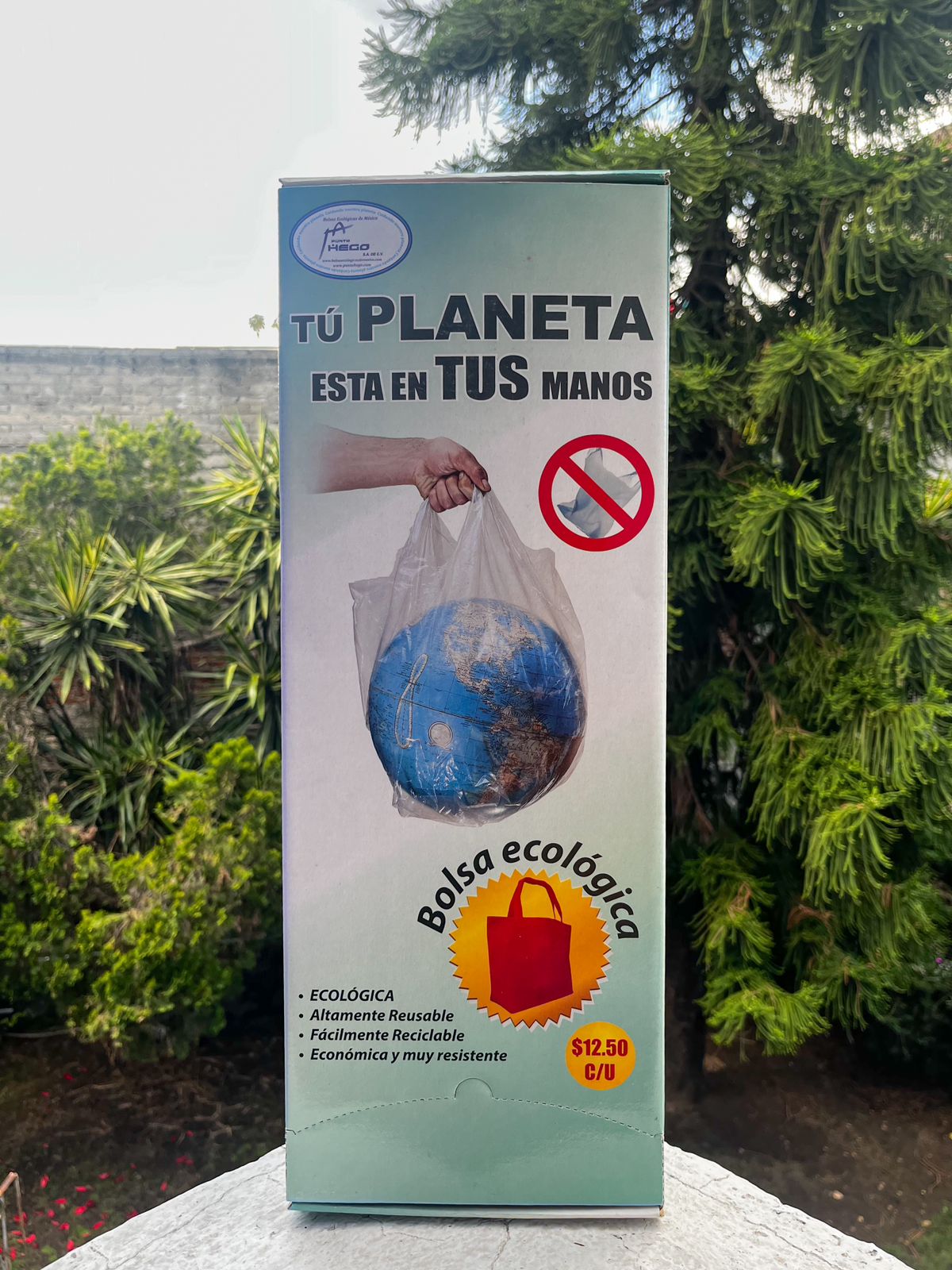 Caja Despachadora (25pzs de bolsas ecologicas)